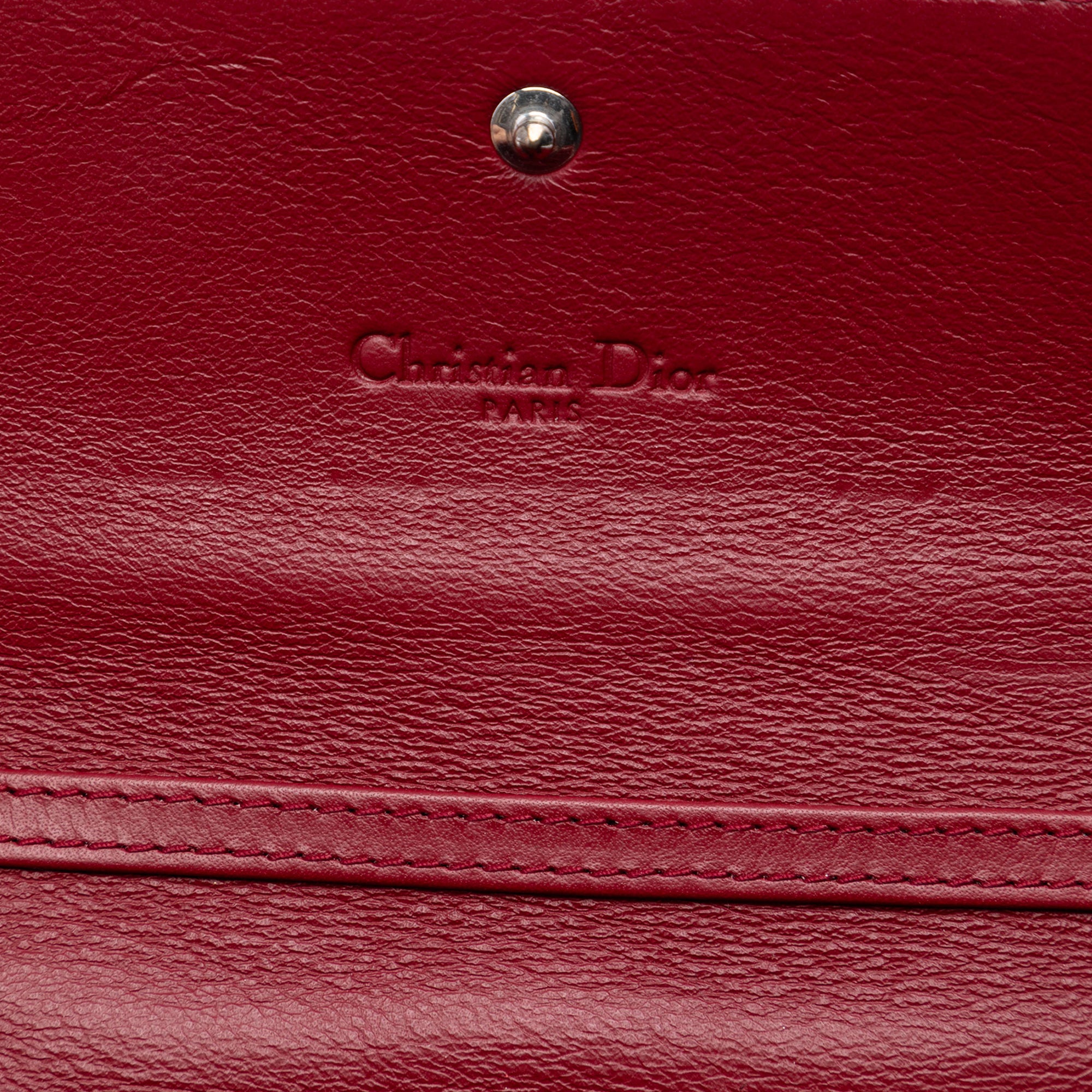 Patent Cannage Lady Dior Wallet On Chain - Image 5