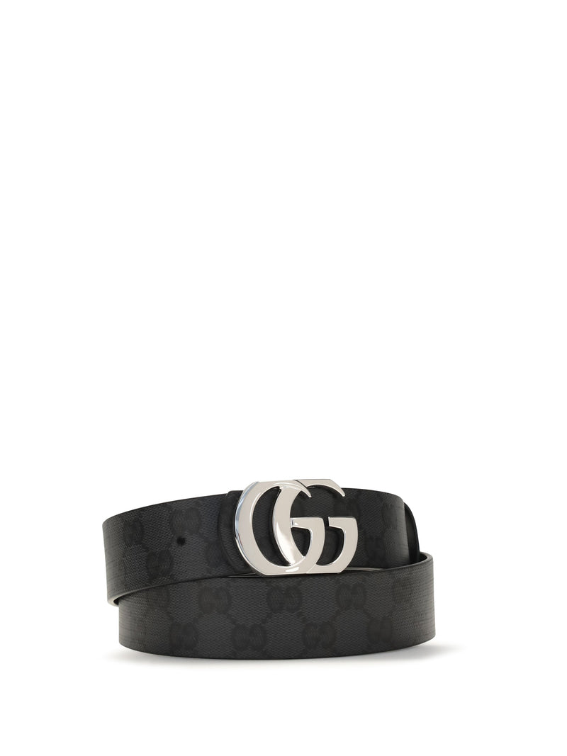 Gucci Belt — Black Calf Leather