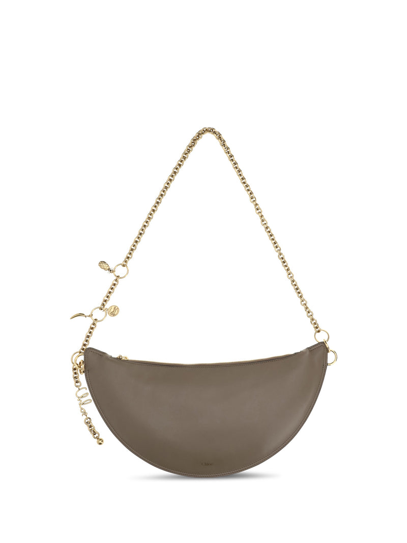 Chloé Icons Shoulder Bag Taupe Calf Leather (bos Taurus)