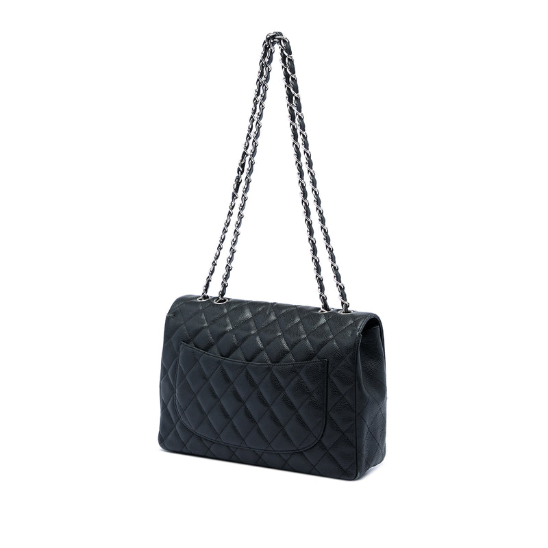 Jumbo Classic Caviar Single Flap - Image 2
