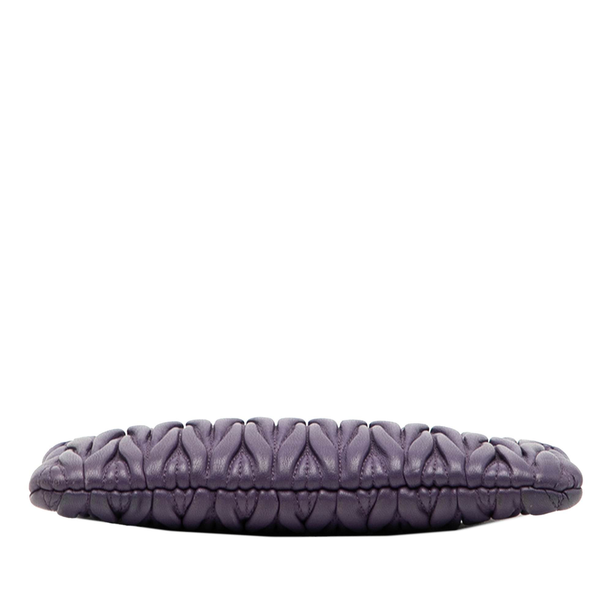 Matelasse Leather Pouch - Image 3
