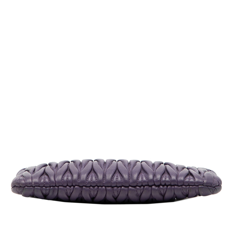Matelasse Leather Pouch - Image 3