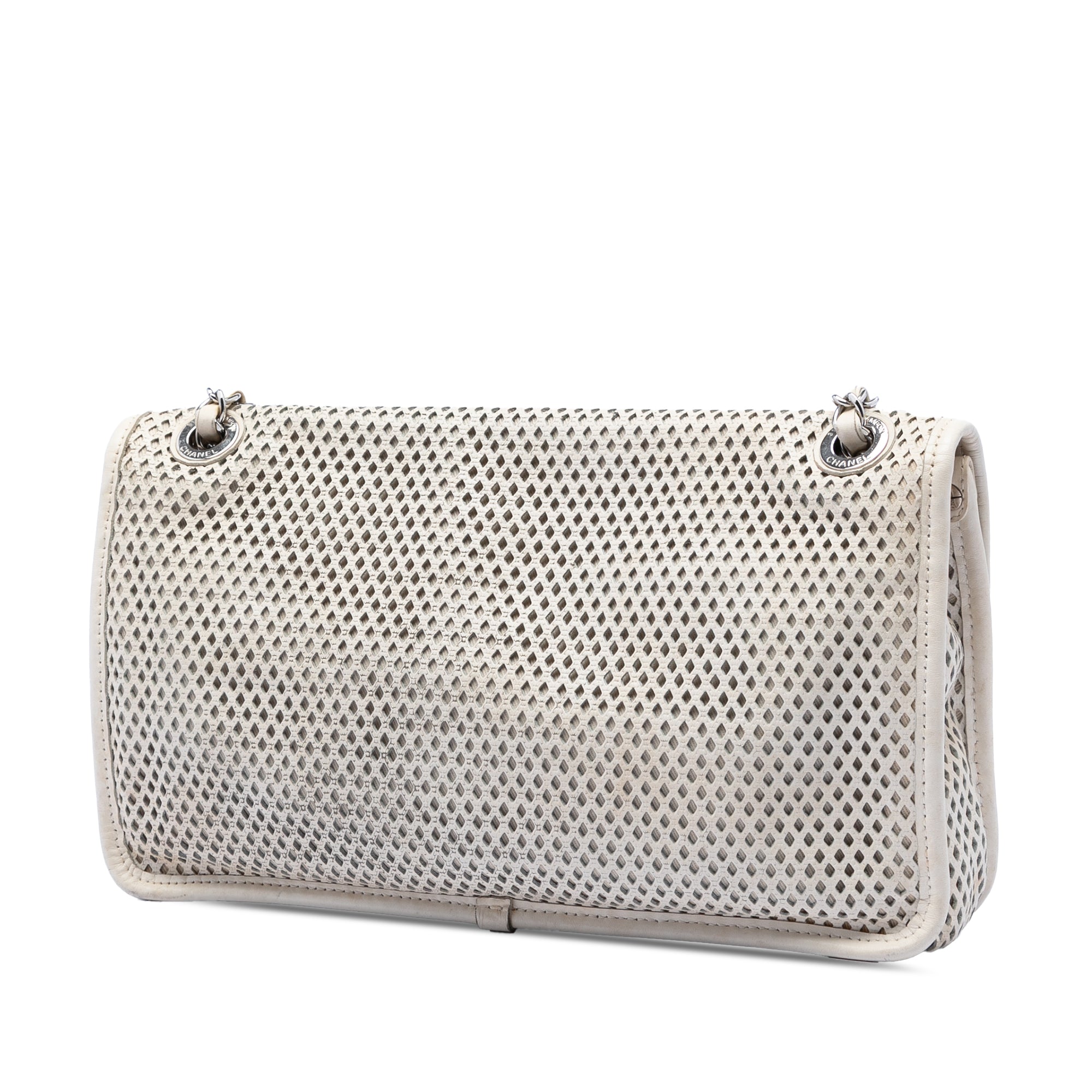Medium Perforated Calfskin Up In The Air Flap - Image 2
