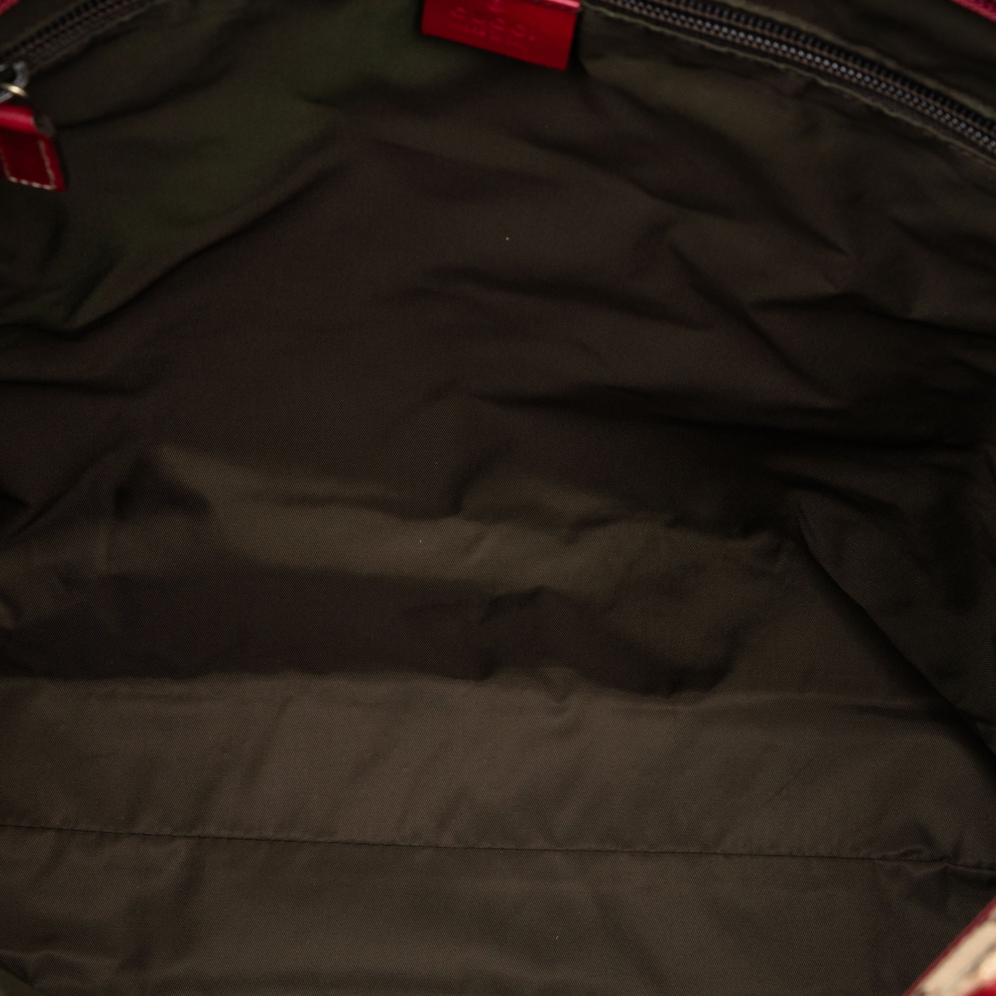 GG Canvas Web Vertical Tote - Image 4