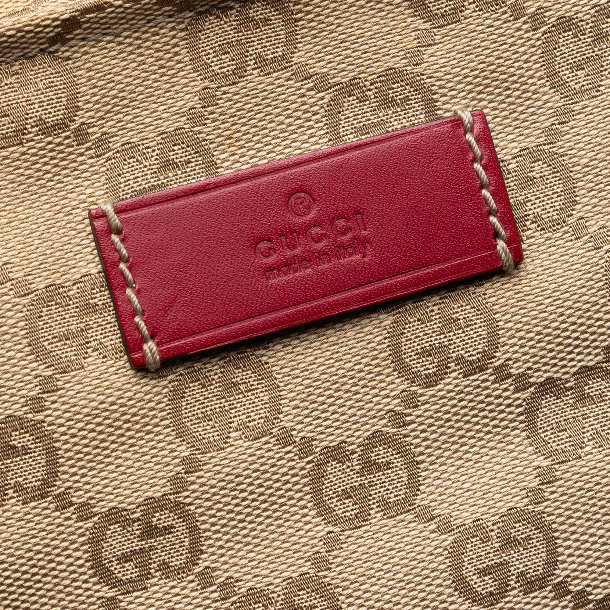 GG Canvas Web Vertical Tote - Image 5