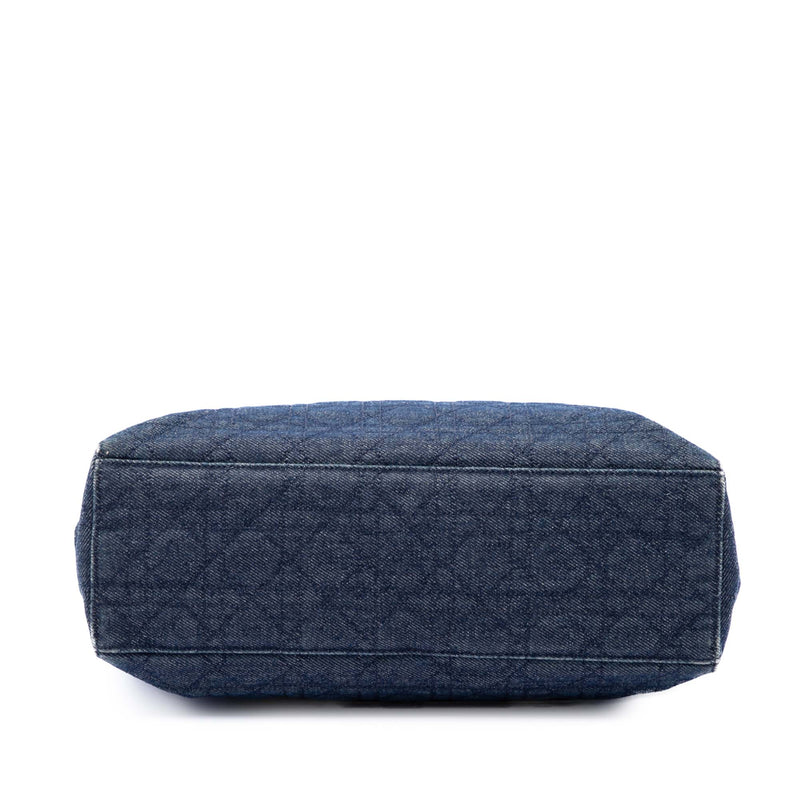 Large Denim Cannage Lady Dior - Image 3