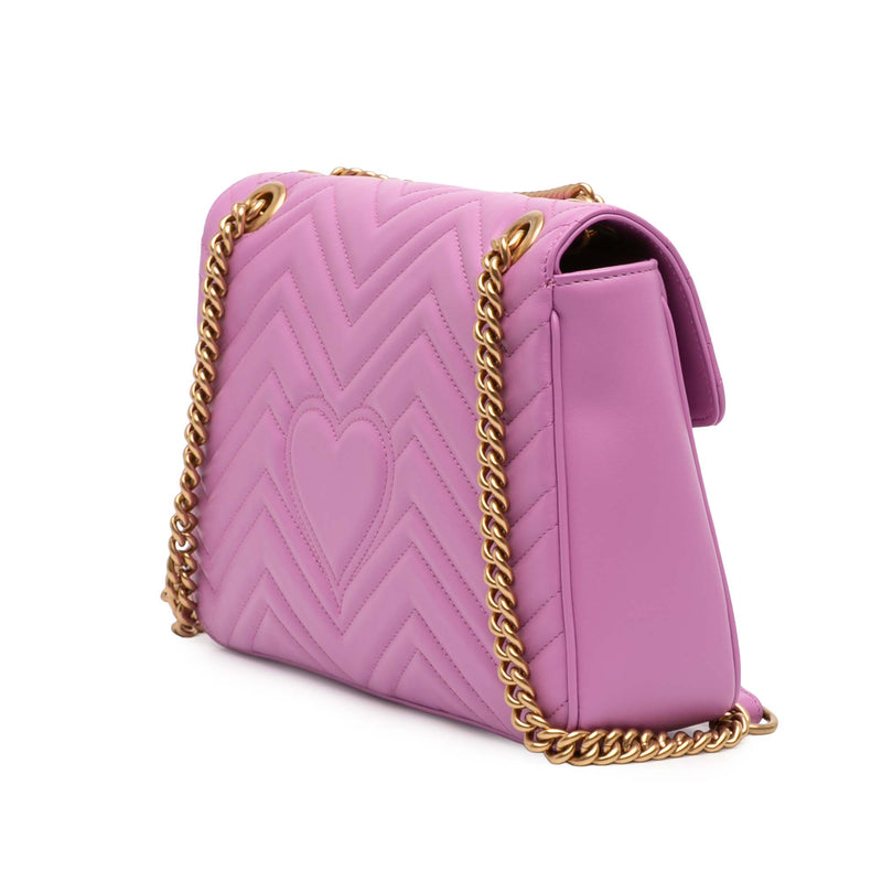 Large GG Marmont Matelasse Leather Shoulder Bag - Image 2