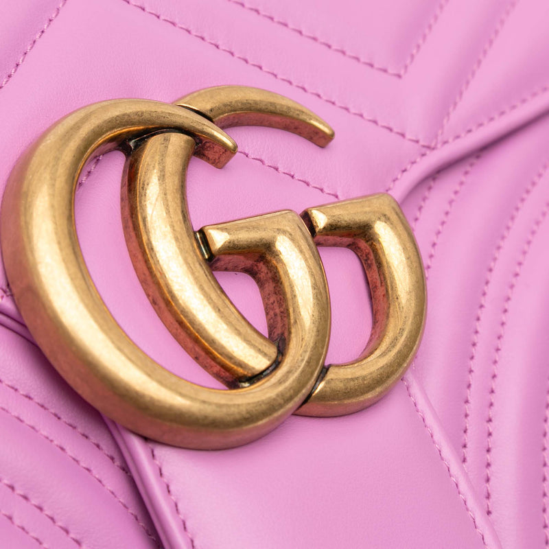 Large GG Marmont Matelasse Leather Shoulder Bag - Image 7