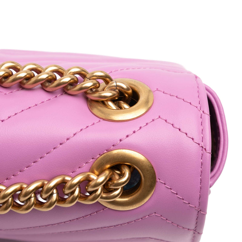 Large GG Marmont Matelasse Leather Shoulder Bag - Image 9