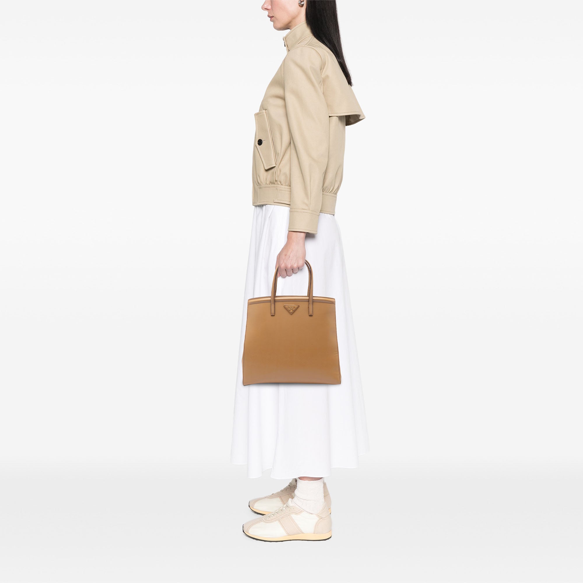 Saffiano Vernice Parabole Satchel - Image 6