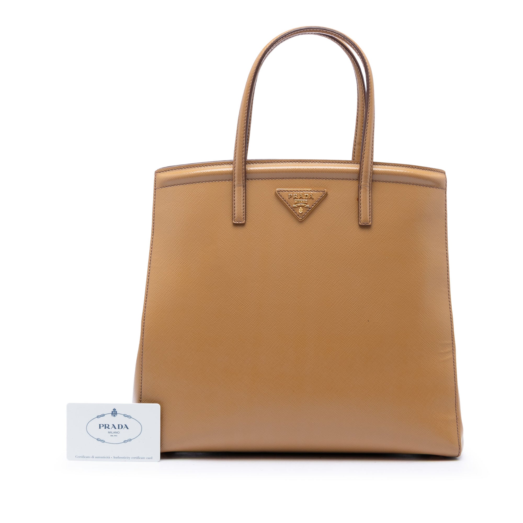 Saffiano Vernice Parabole Satchel - Image 7