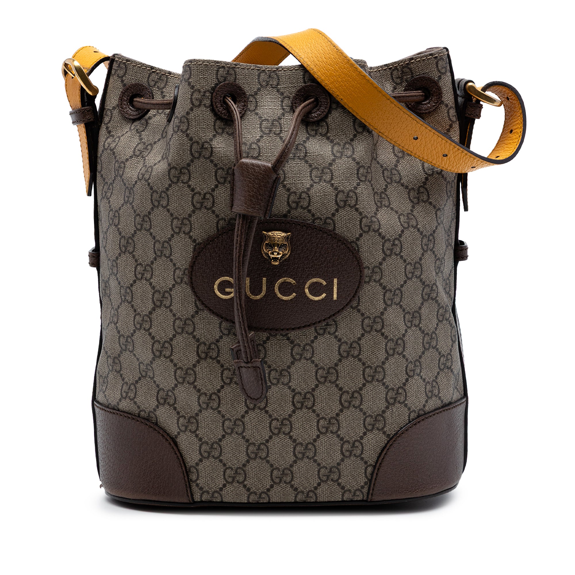 GG Supreme Neo Vintage Drawstring Bucket Bag - Image 1