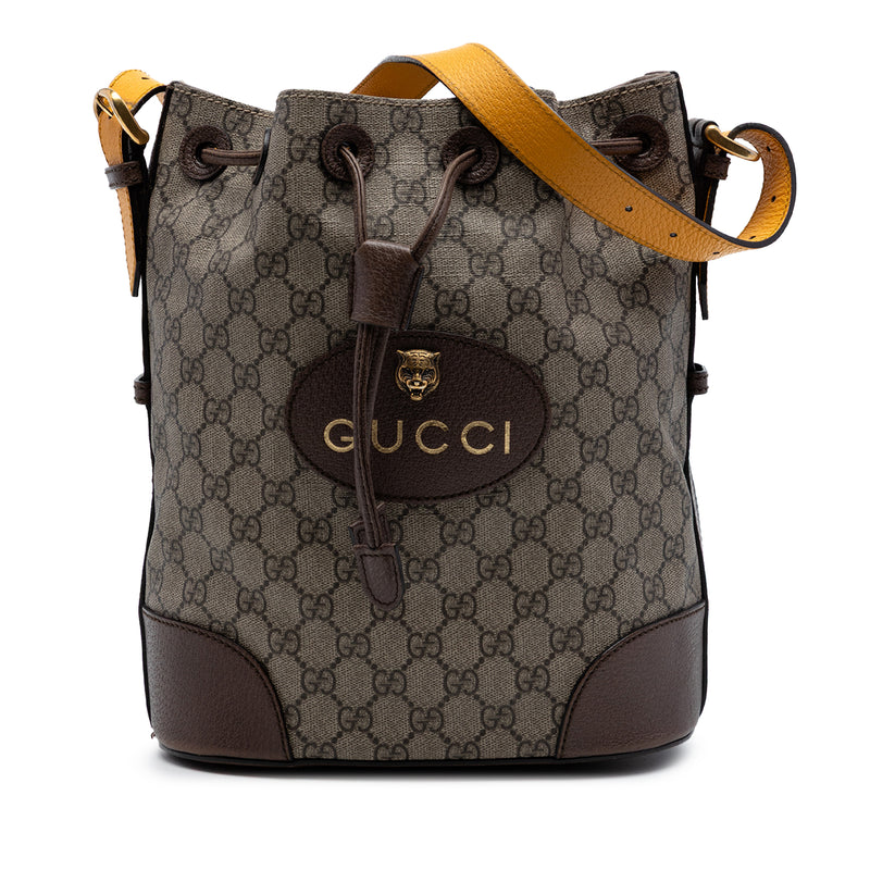 GG Supreme Neo Vintage Drawstring Bucket Bag