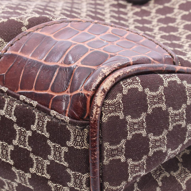 Macadam Canvas and Croc-embossed Leather Tote - Image 7