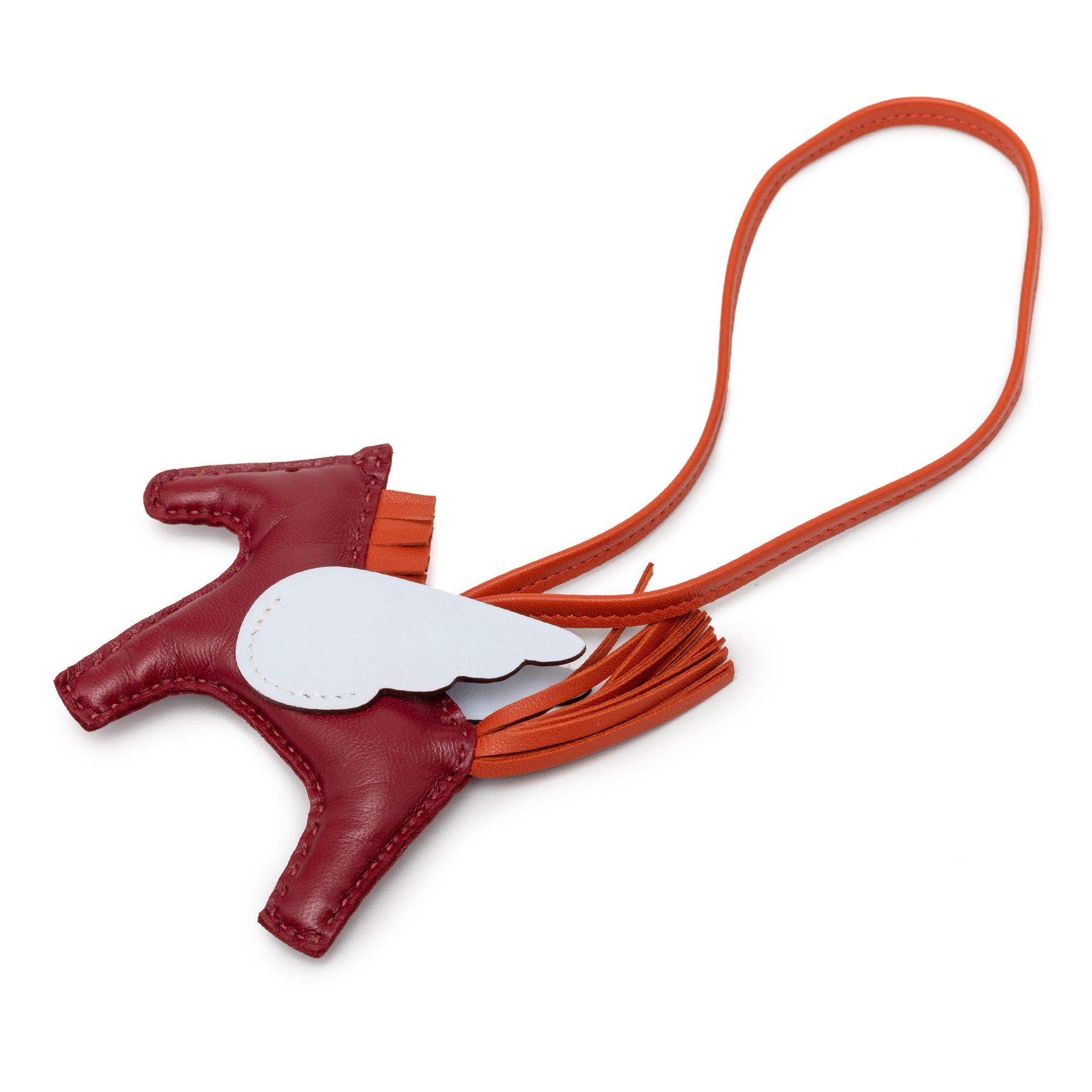 Milo Lambskin and Swift Grigri Rodeo Pegase Bag Charm PM - Image 1
