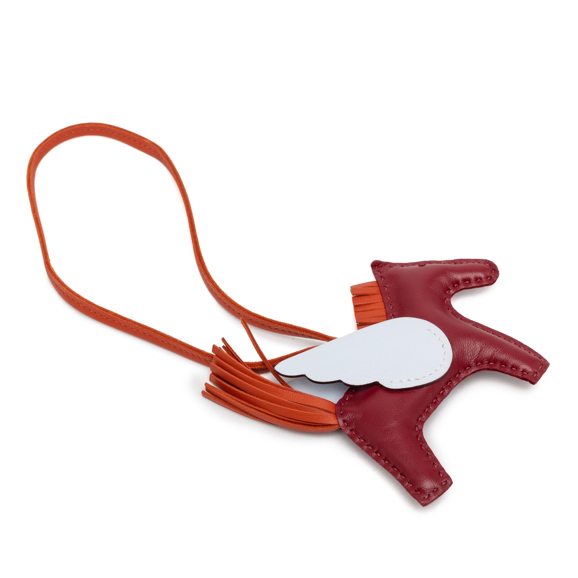 Milo Lambskin and Swift Grigri Rodeo Pegase Bag Charm PM - Image 2