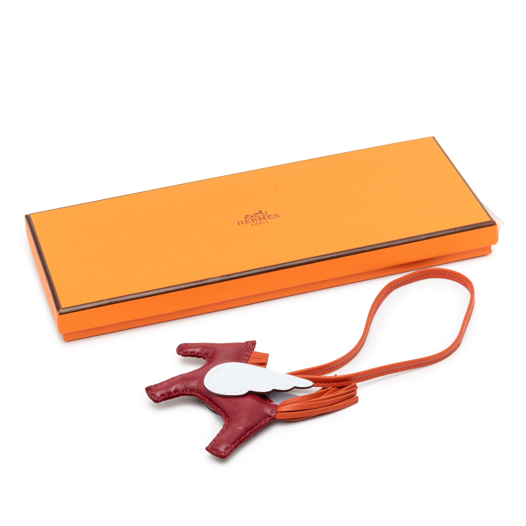 Milo Lambskin and Swift Grigri Rodeo Pegase Bag Charm PM - Image 5