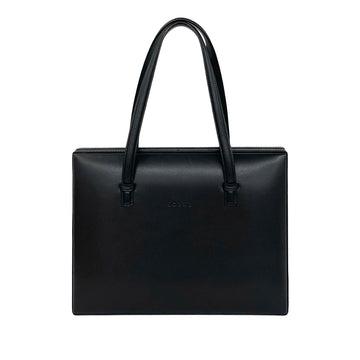 Leather Logo Tote - Image 1