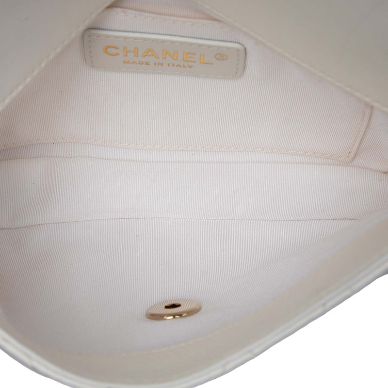 CC Quilted Lambskin Side Packs Flap - Image 5