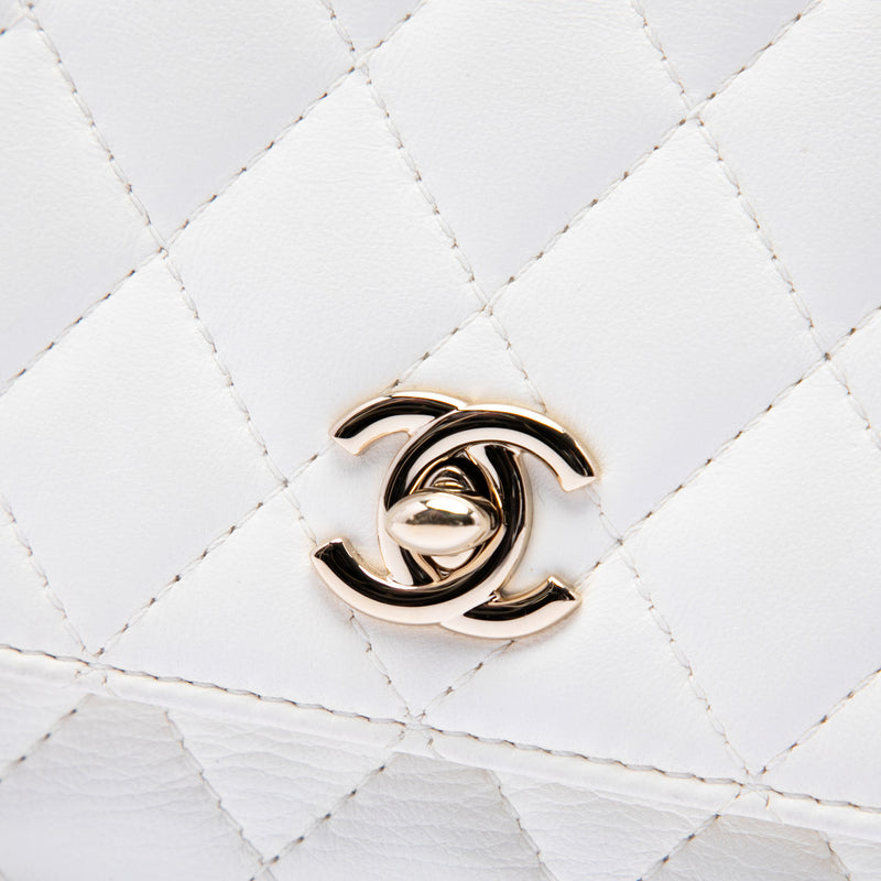CC Quilted Lambskin Side Packs Flap - Image 6