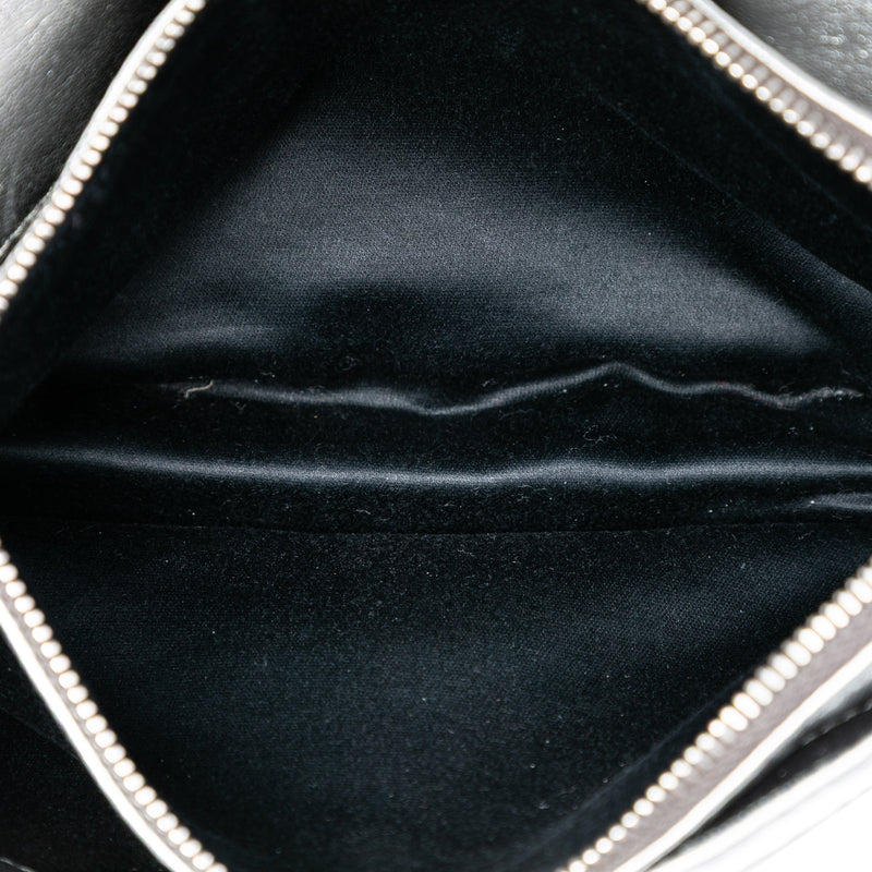 Matelasse Nappa Crystal Chain Satchel - Image 4