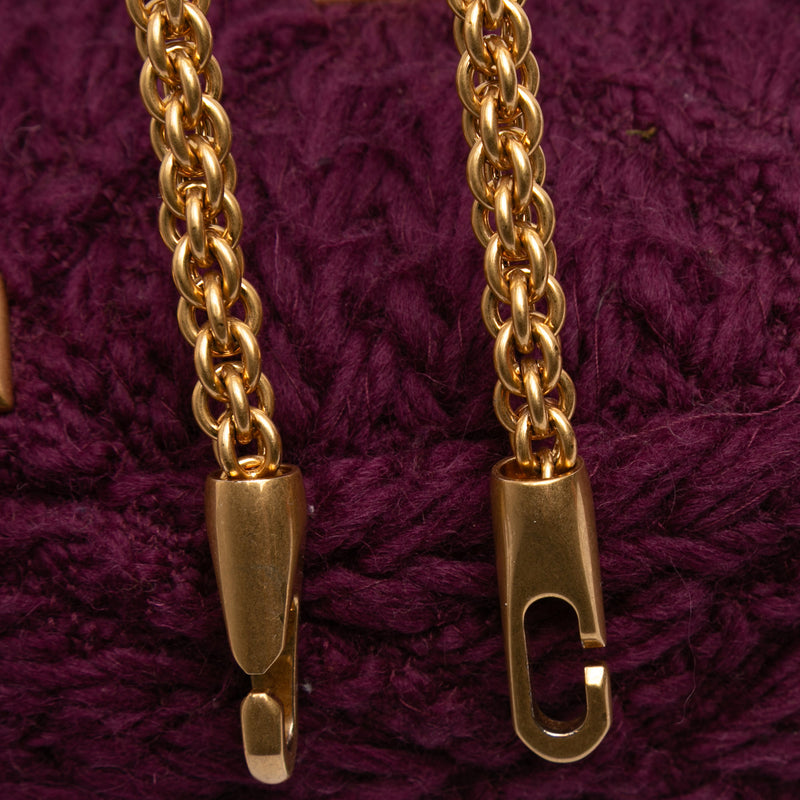 Large Knit Roman Stud Satchel - Image 6