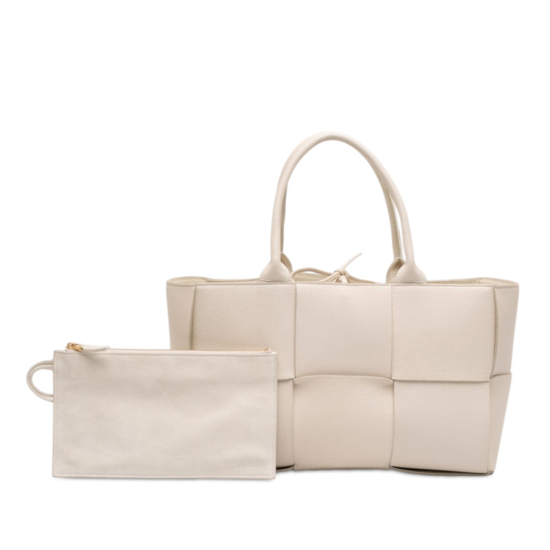 Small Nappa Maxi Intrecciato Arco Tote - Image 8