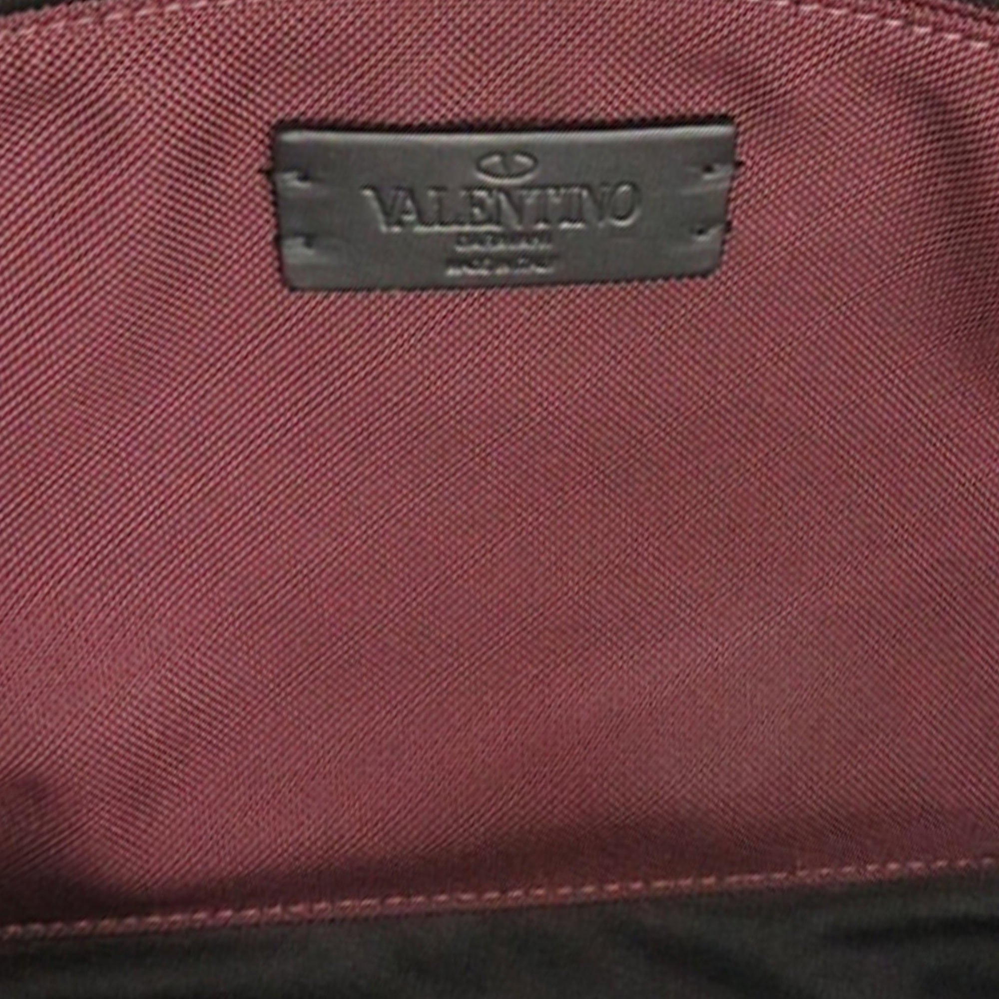 Nylon and Leather VLTN Rockstud Belt Bag - Image 5