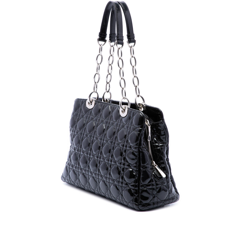 Medium Patent Cannage Lady Dior Soft Shopping Tote - Image 2