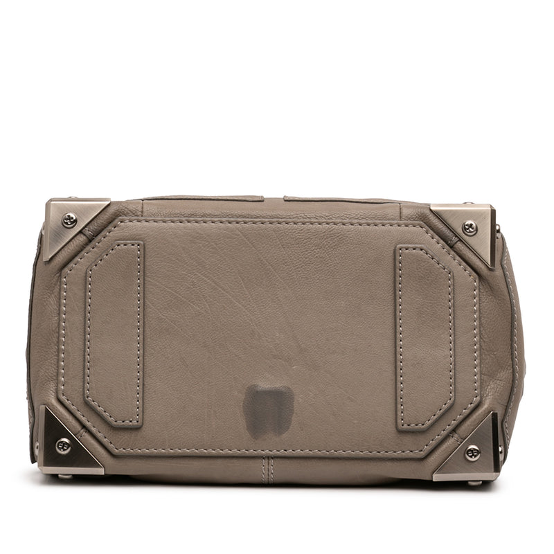 Leather Fold Over Trunk Adele Clutch - Image 3
