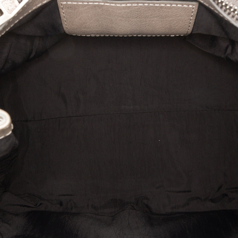 Leather Fold Over Trunk Adele Clutch - Image 4