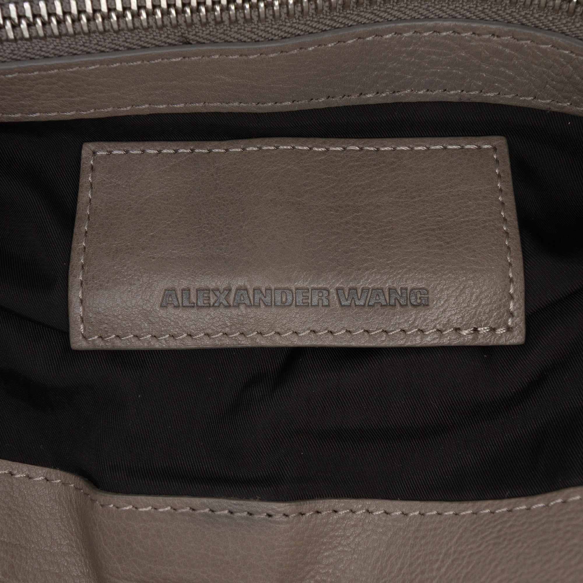 Leather Fold Over Trunk Adele Clutch - Image 5