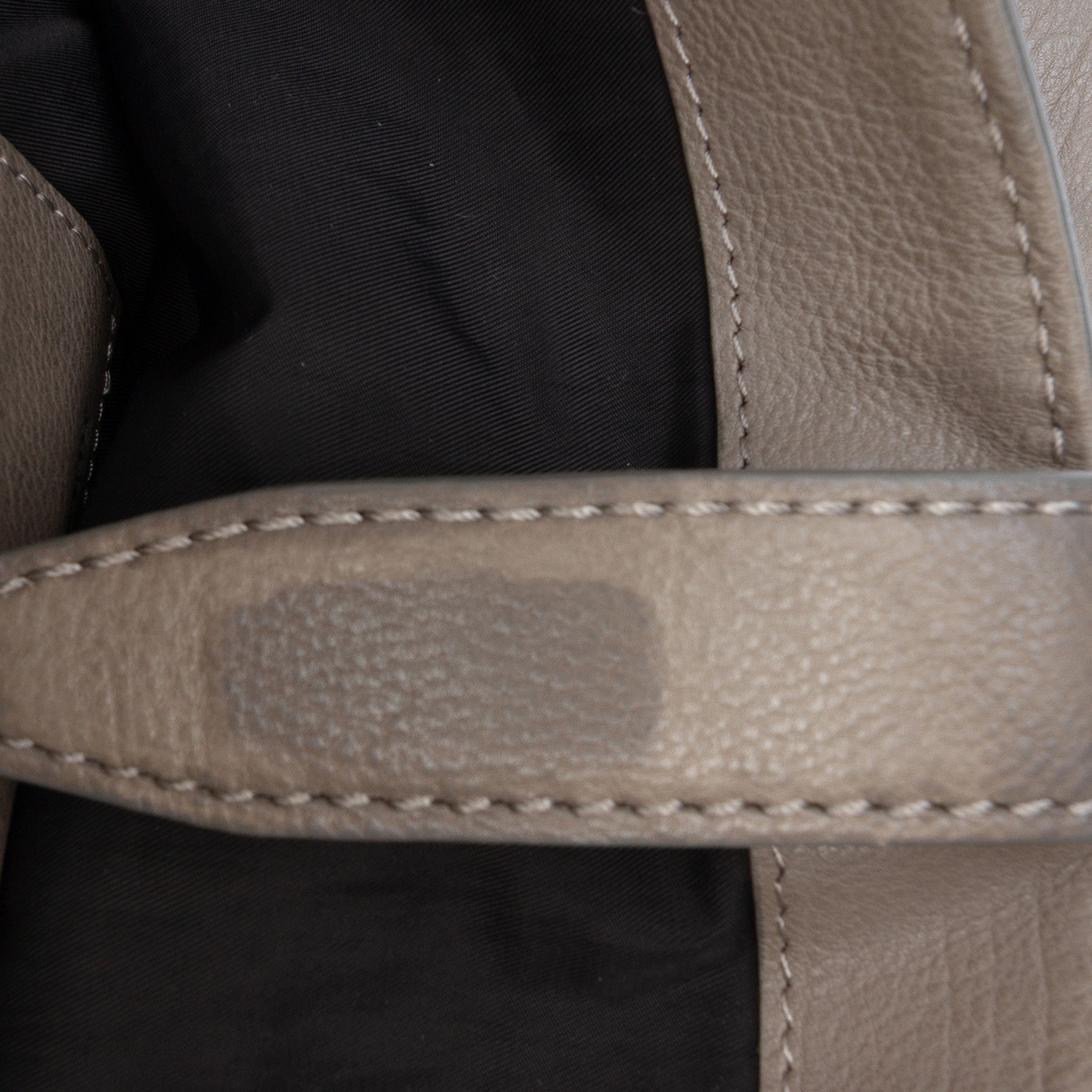 Leather Fold Over Trunk Adele Clutch - Image 6