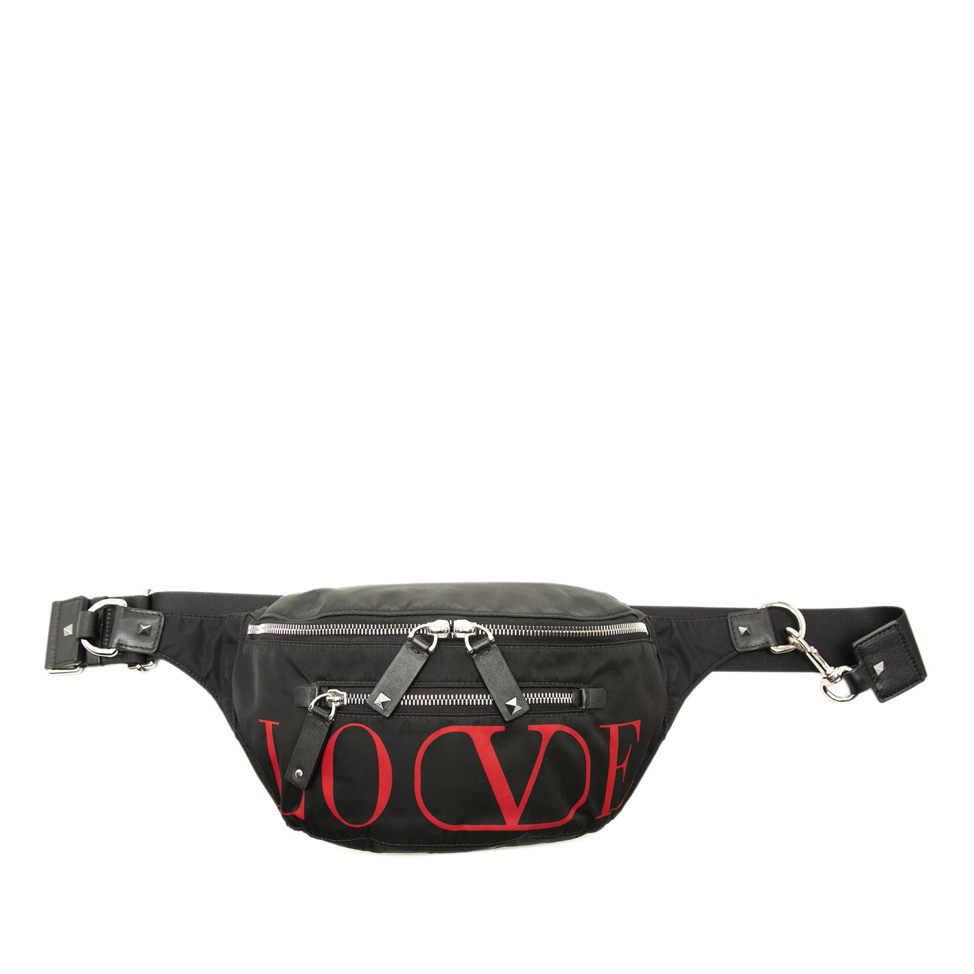 Nylon LOVE Rockstud Belt Bag - Image 1