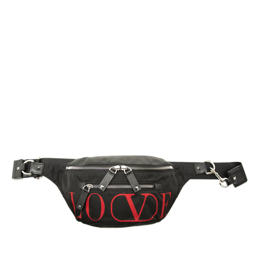 Nylon LOVE Rockstud Belt Bag - Image 1