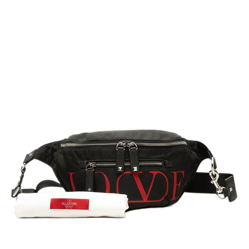 Nylon LOVE Rockstud Belt Bag - Image 7