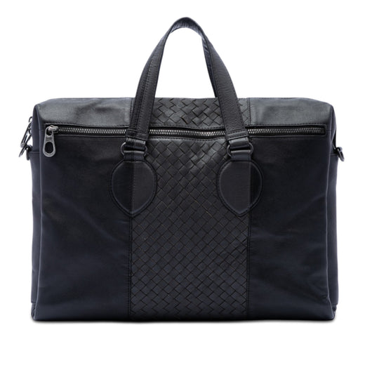 Bicolor Nappa Intrecciato Briefcase - Image 1