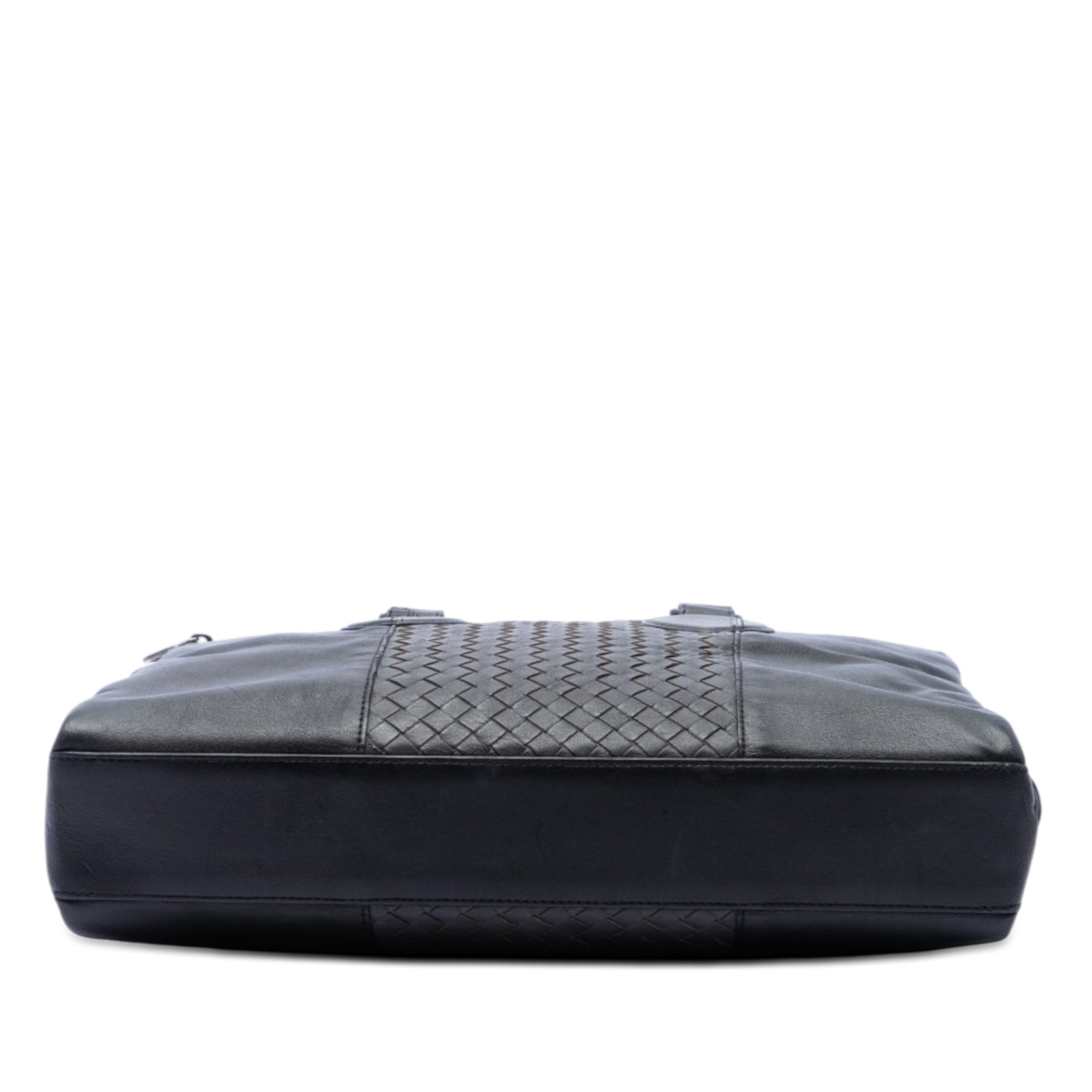 Bicolor Nappa Intrecciato Briefcase - Image 3
