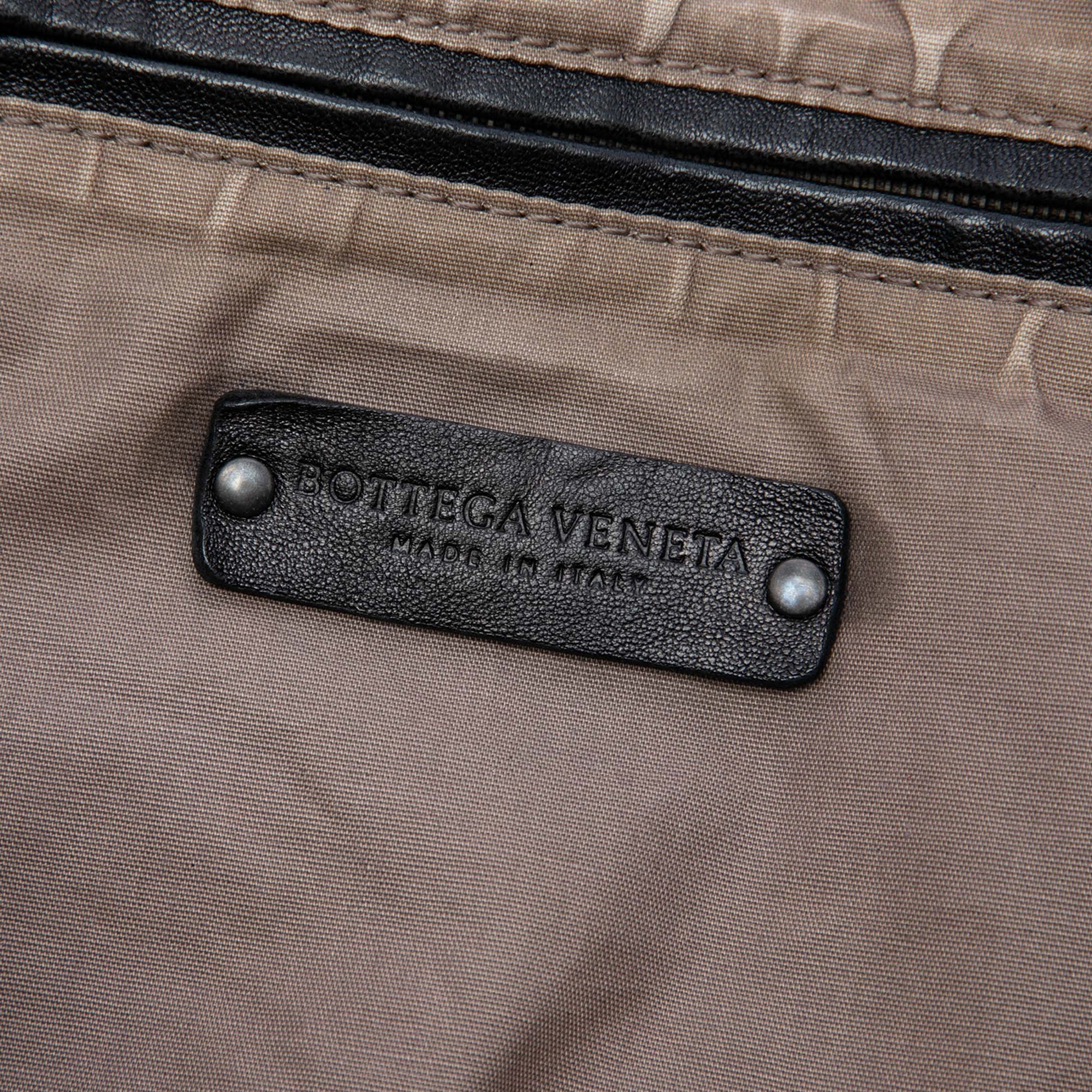 Bicolor Nappa Intrecciato Briefcase - Image 5