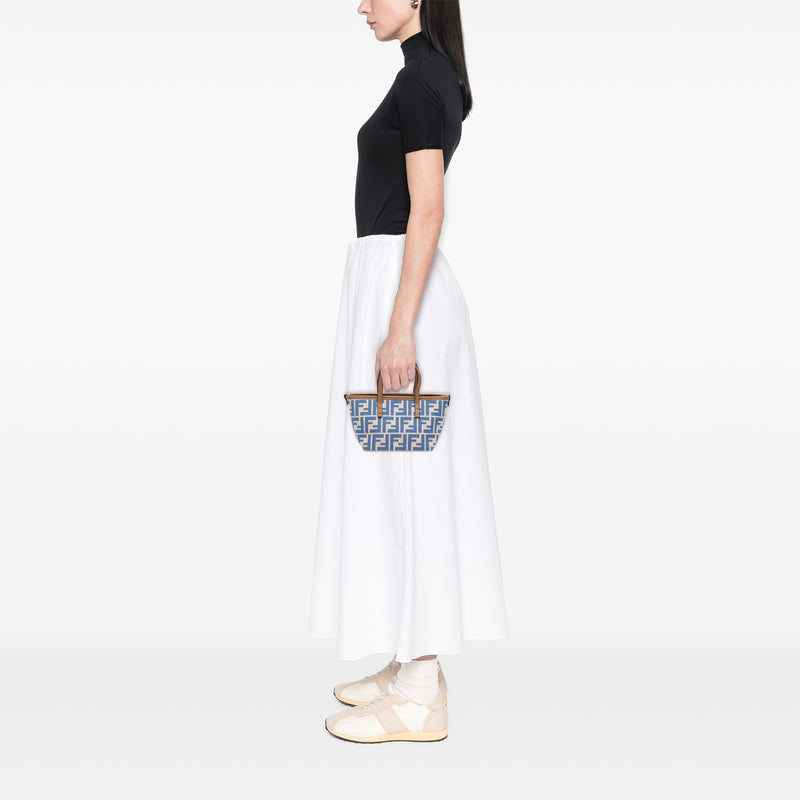 Mini Zucca Jacquard Roll Satchel - Image 6