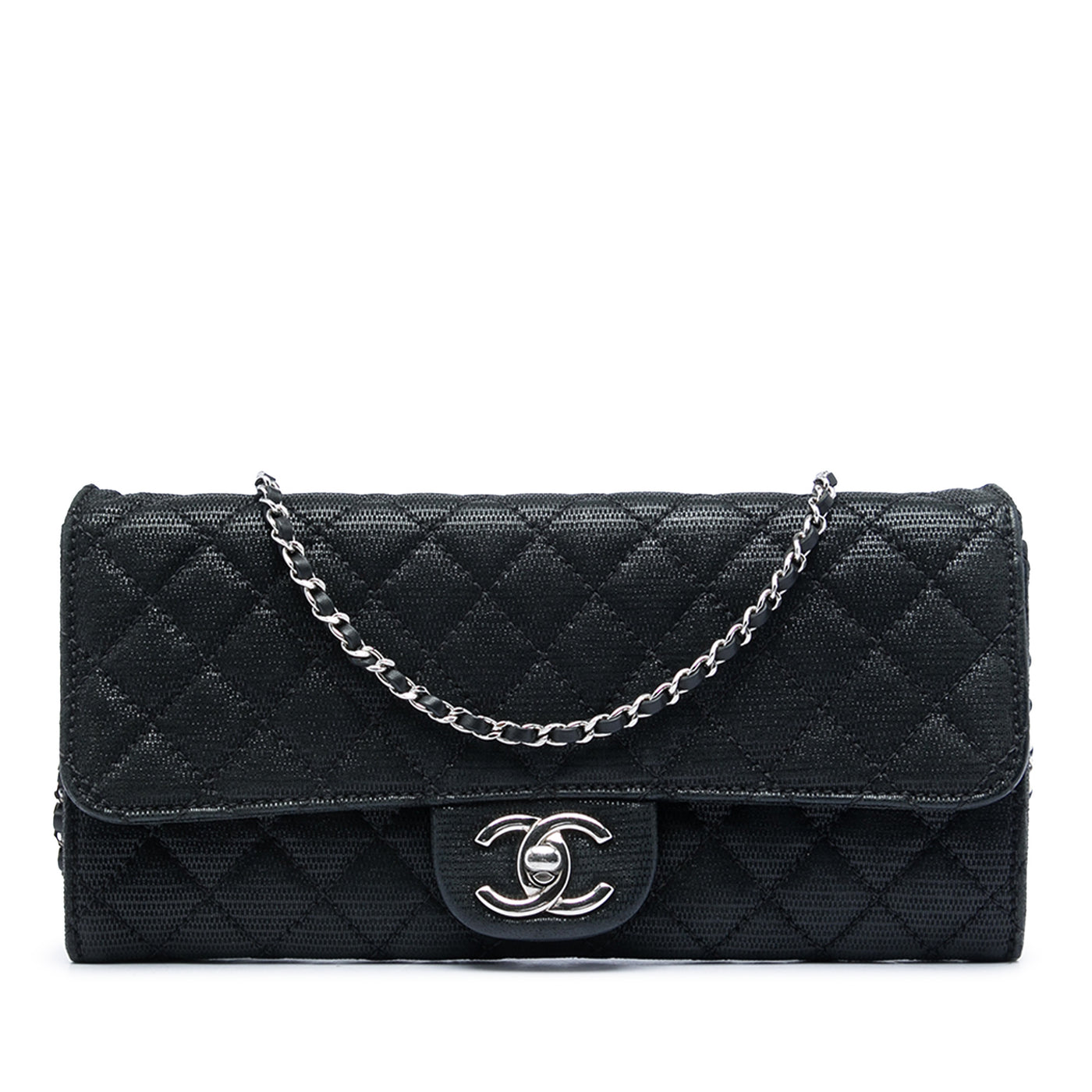 CC Quilted Iridescent Fabric East West Flap - Image 1