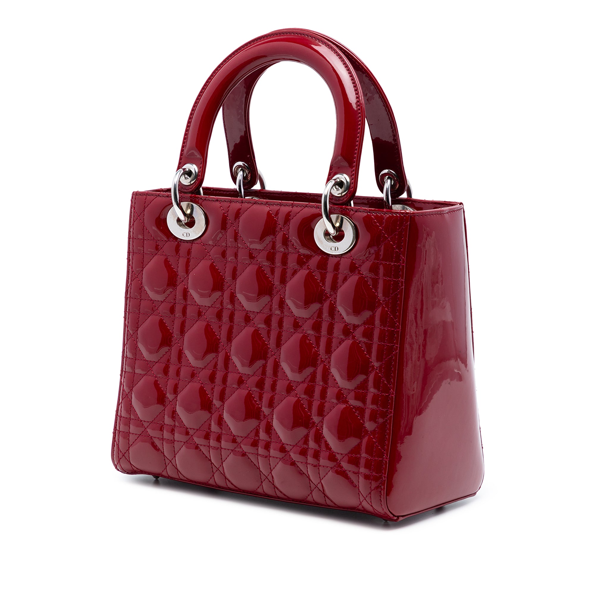 Medium Patent Cannage Lady Dior - Image 2