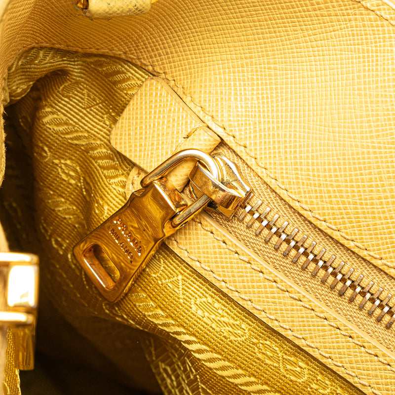 Small Saffiano Lux Galleria Satchel - Image 12