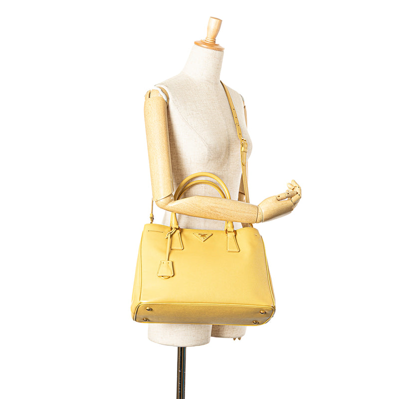 Small Saffiano Lux Galleria Satchel - Image 14