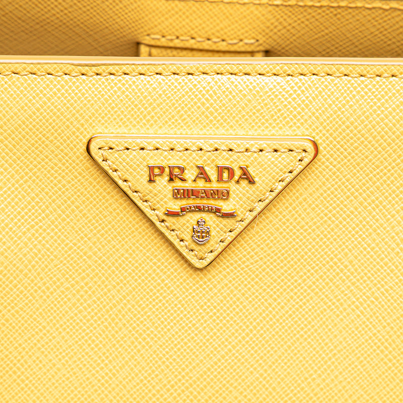 Small Saffiano Lux Galleria Satchel - Image 9