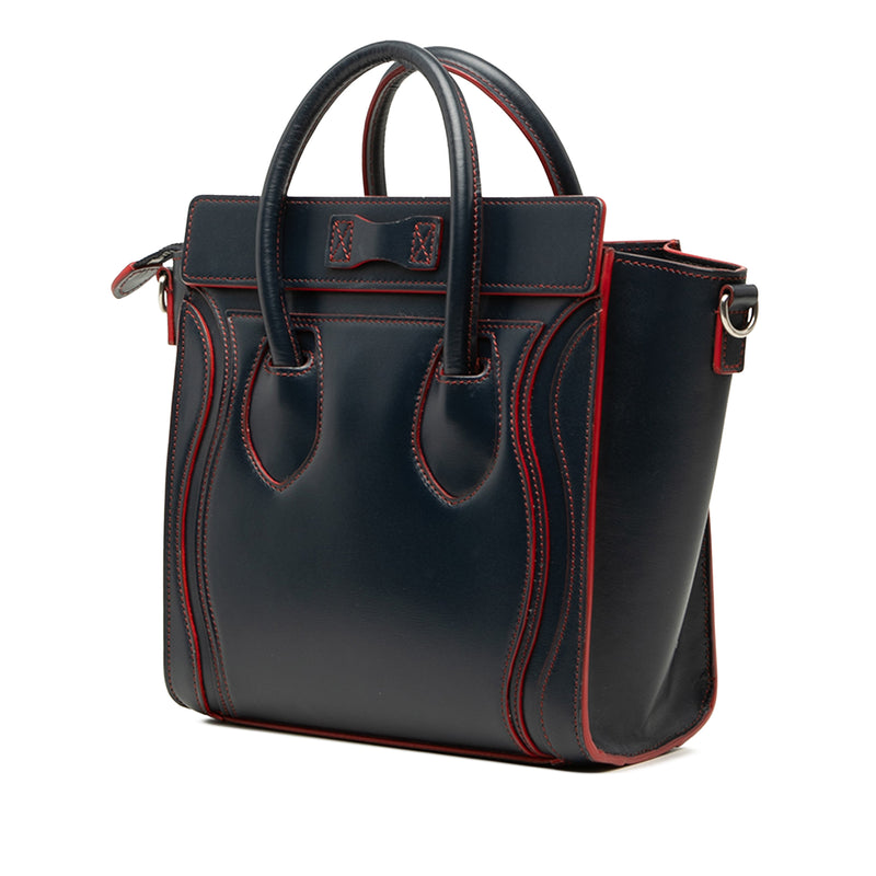 Nano Bicolor Smooth Calfskin Luggage Tote - Image 2