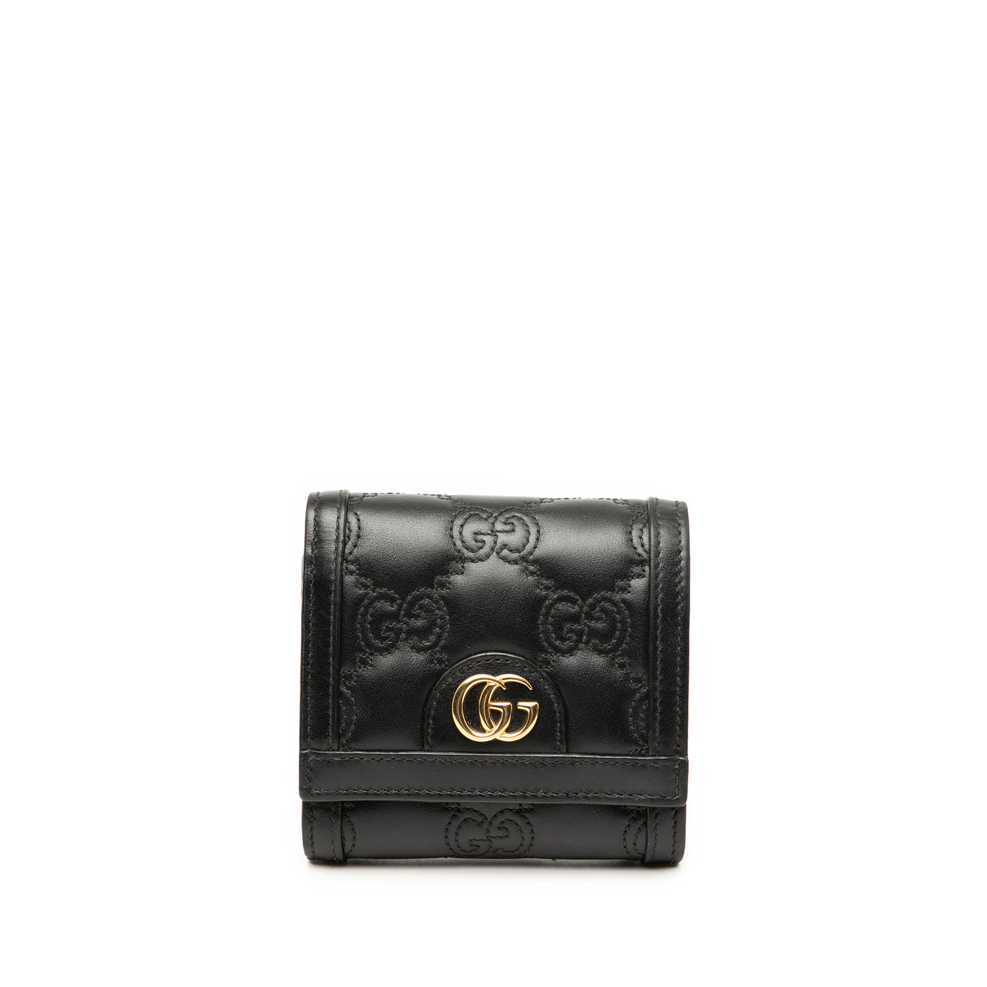 GG Matelasse Calfskin Card Case Wallet - Image 1