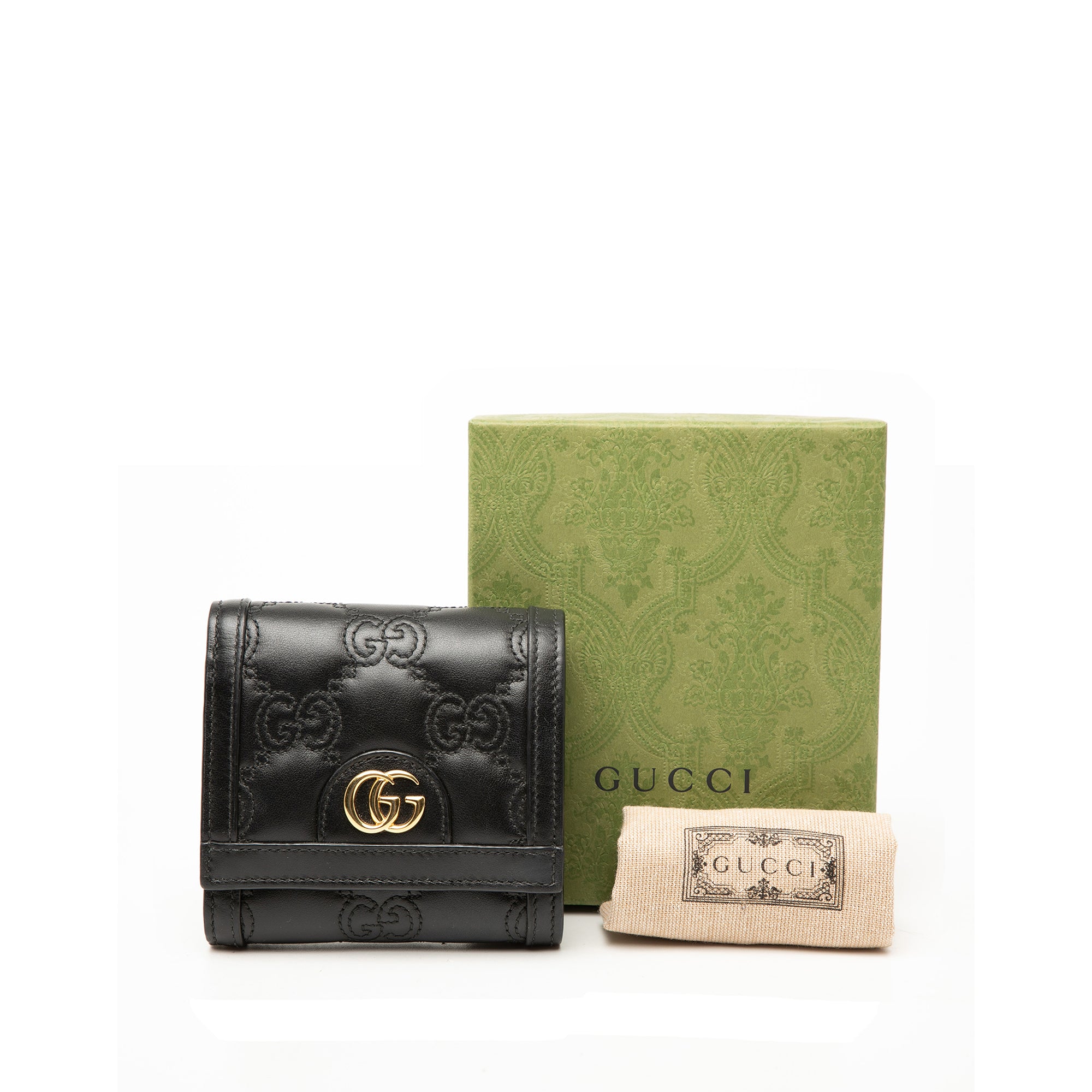 GG Matelasse Calfskin Card Case Wallet - Image 9