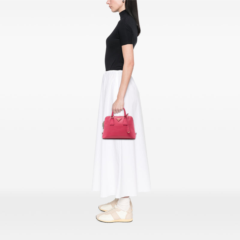 Small Saffiano Lux Promenade Satchel - Image 6