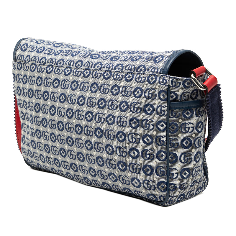 Kids GG Canvas Star Messenger Bag - Image 2